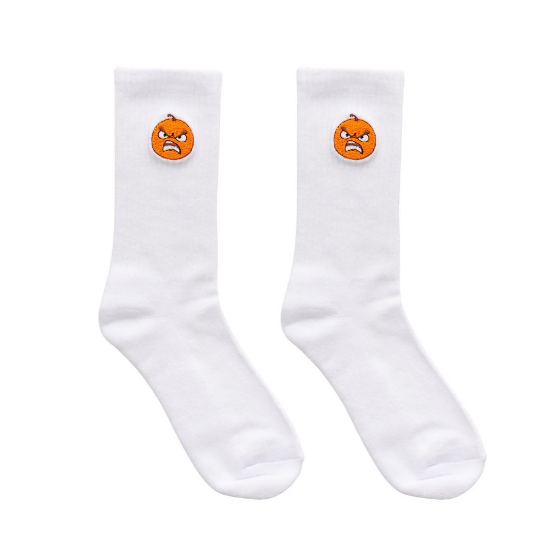 Maniac Mandarin Crew Socks