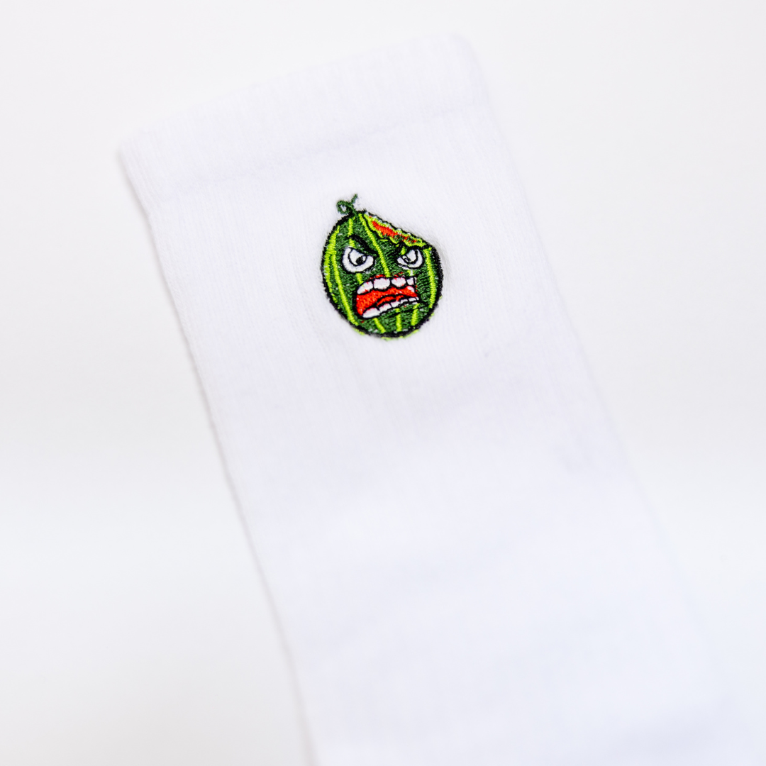 Wicked Watermelon Crew Socks