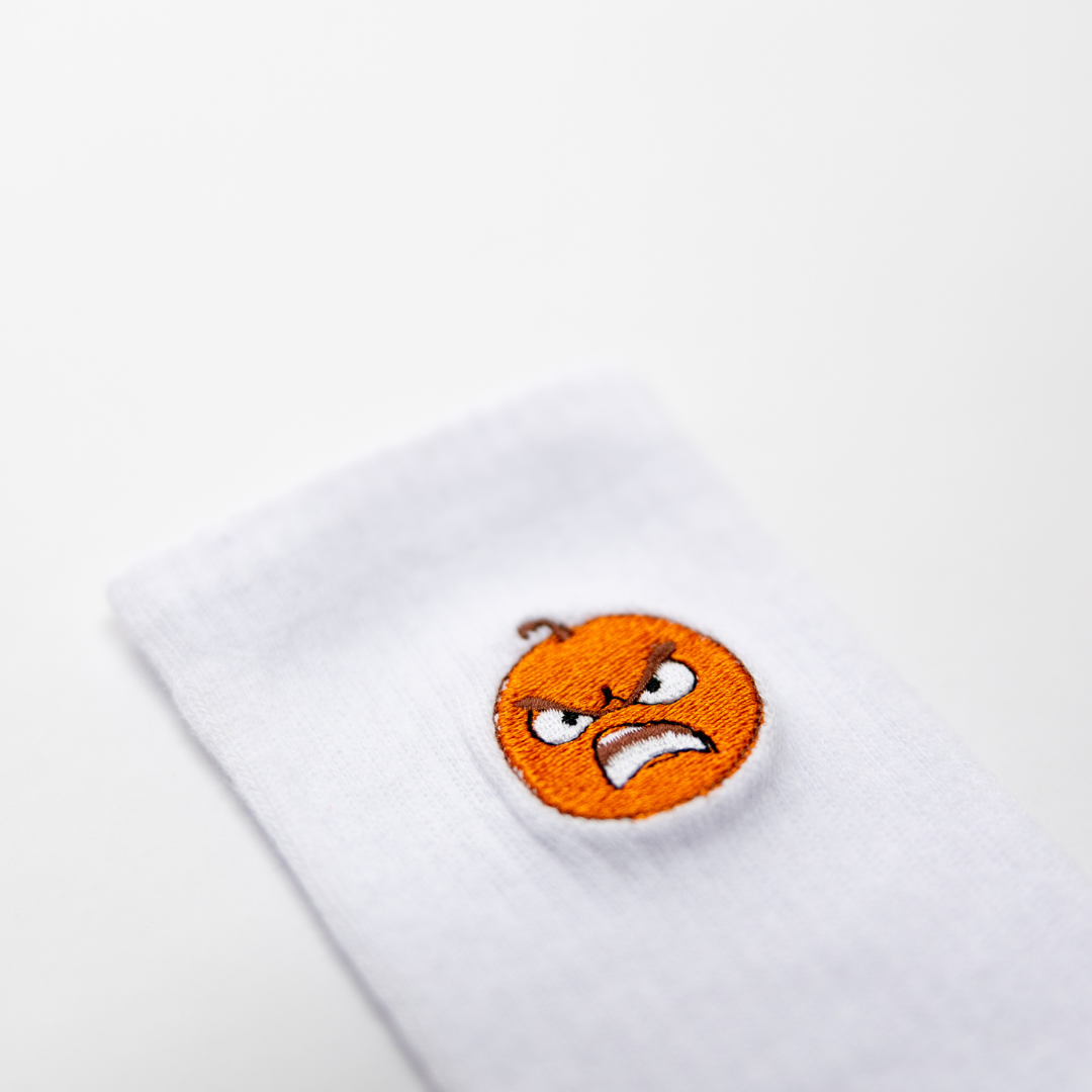 Maniac Mandarin Crew Socks