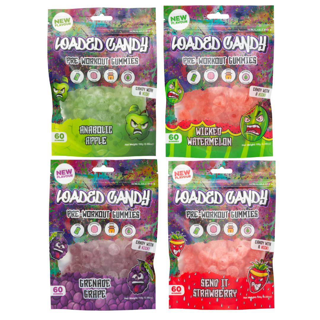 Pre-workout Gummies Variety Pack (4 flavours)