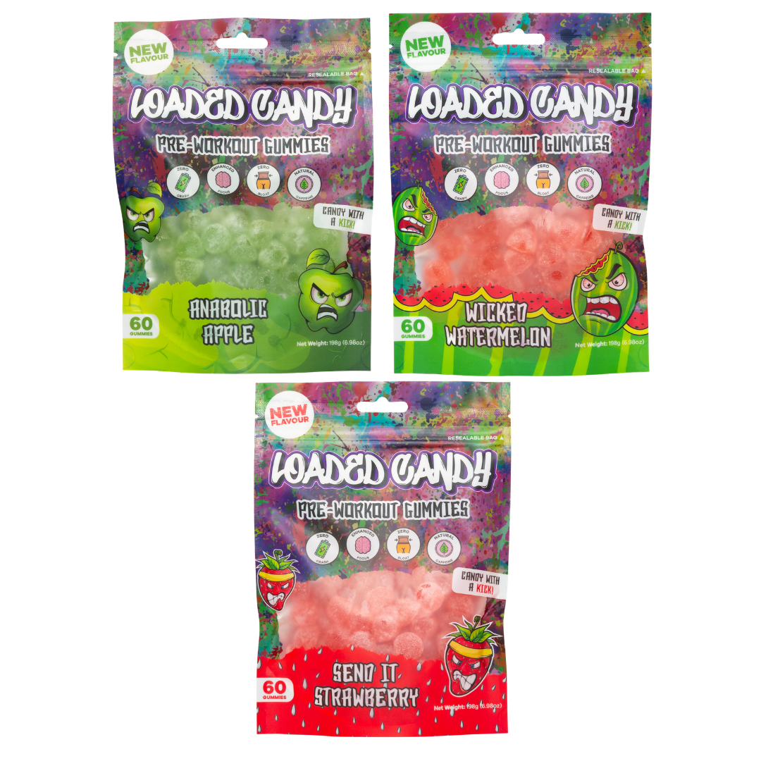 Pre-workout Gummies Variety Pack (3 flavours)