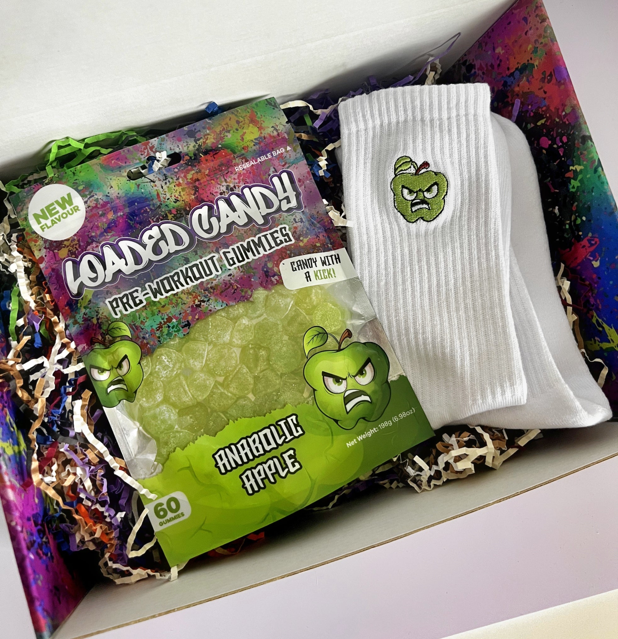 Anabolic Apple Crew Sock