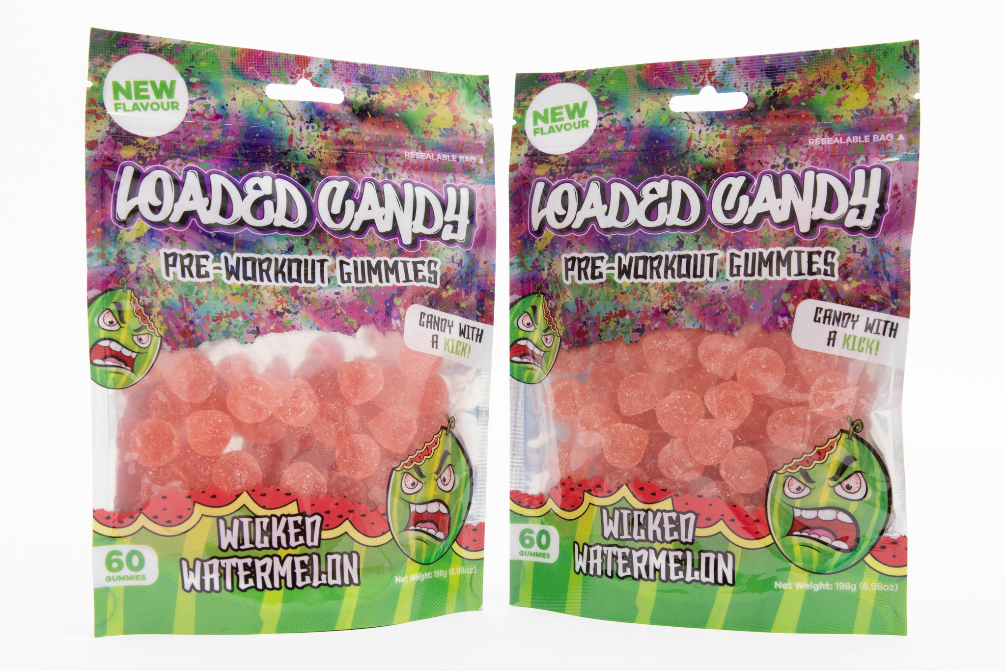 Wicked Watermelon Pre-Workout Gummy (TWIN-PACK)