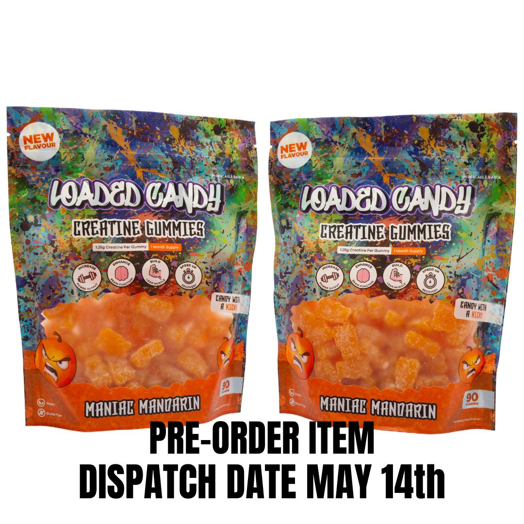 Manic Mandarin Creatine Gummies (2 Month Supply)